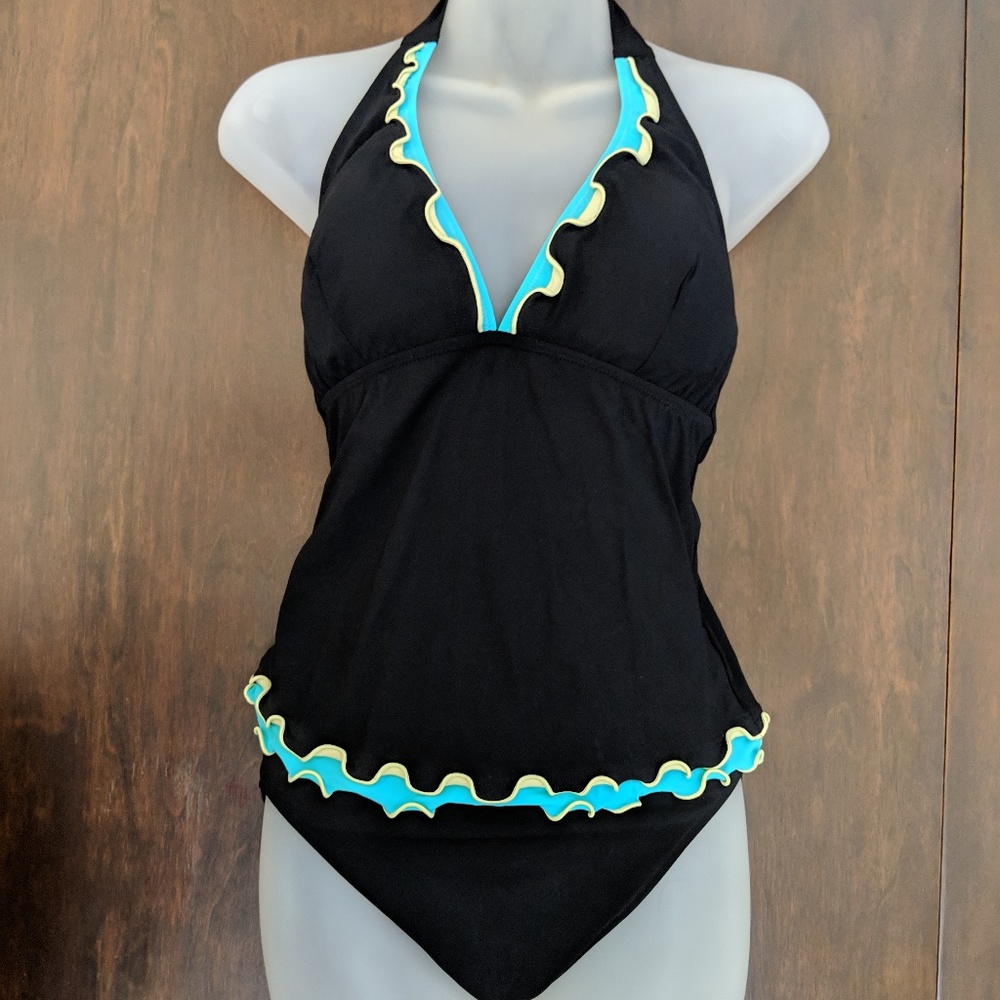 Profile by Gottox Swim Suit Tankini Ruffles